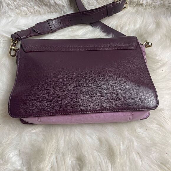 Kate Spade Carmel Court Kaela leather purple & lavender shoulder/ crossbody bag - Picture 8 of 16